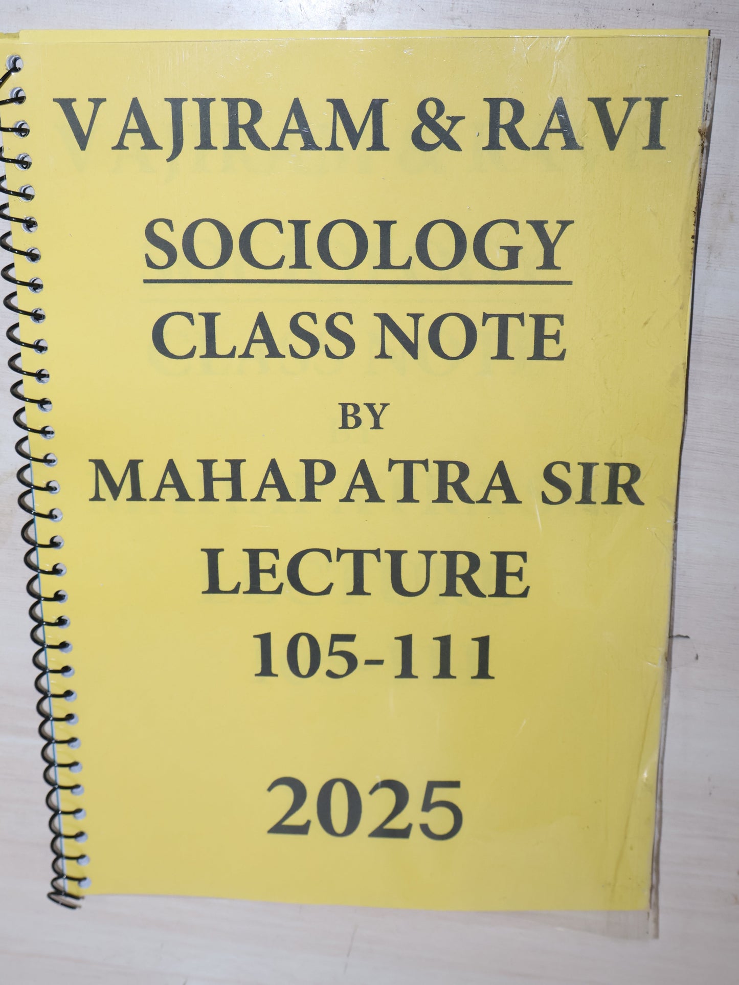 Mahapatra Sir Sociology Class Notes