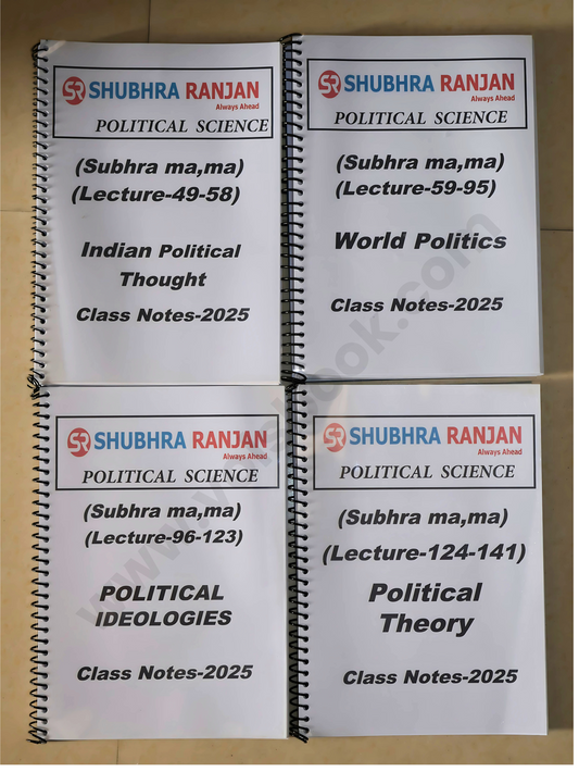 Shubhra Ranjan psir notes 2025