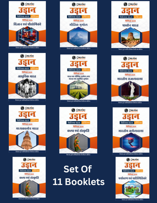Udaan Prelims Wallah Static Booklets 2025 Hindi Medium