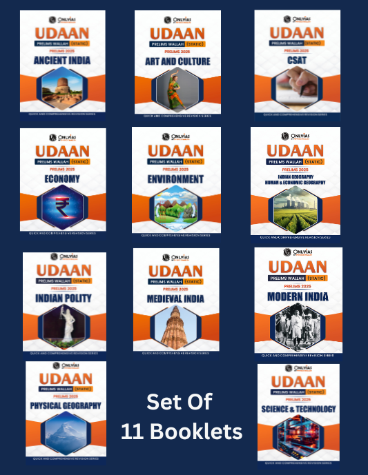 Udaan Prelims Wallah Static Booklets 2025 ENG MEDIUM