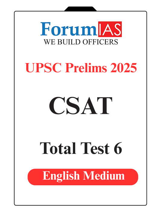 FORUM IAS CSAT  Test Series 2025